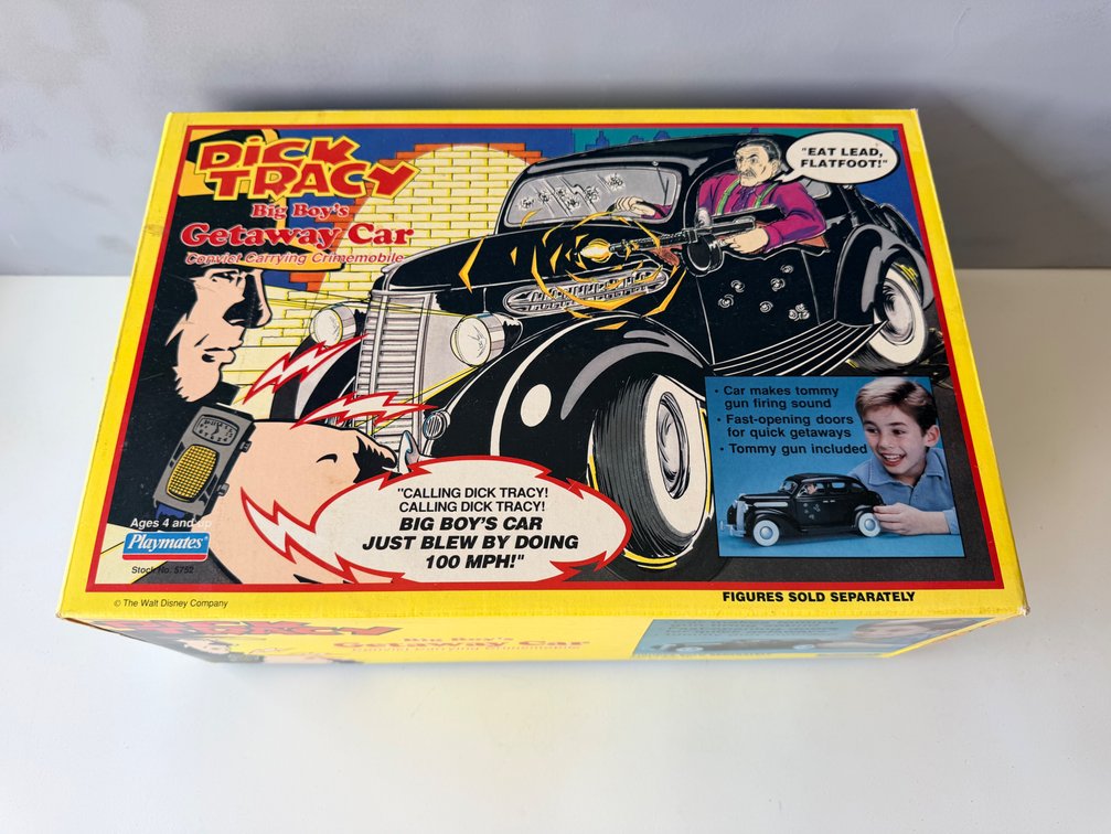 Playmates Dick Tracy Big Boy's Getaway Car with Original Box