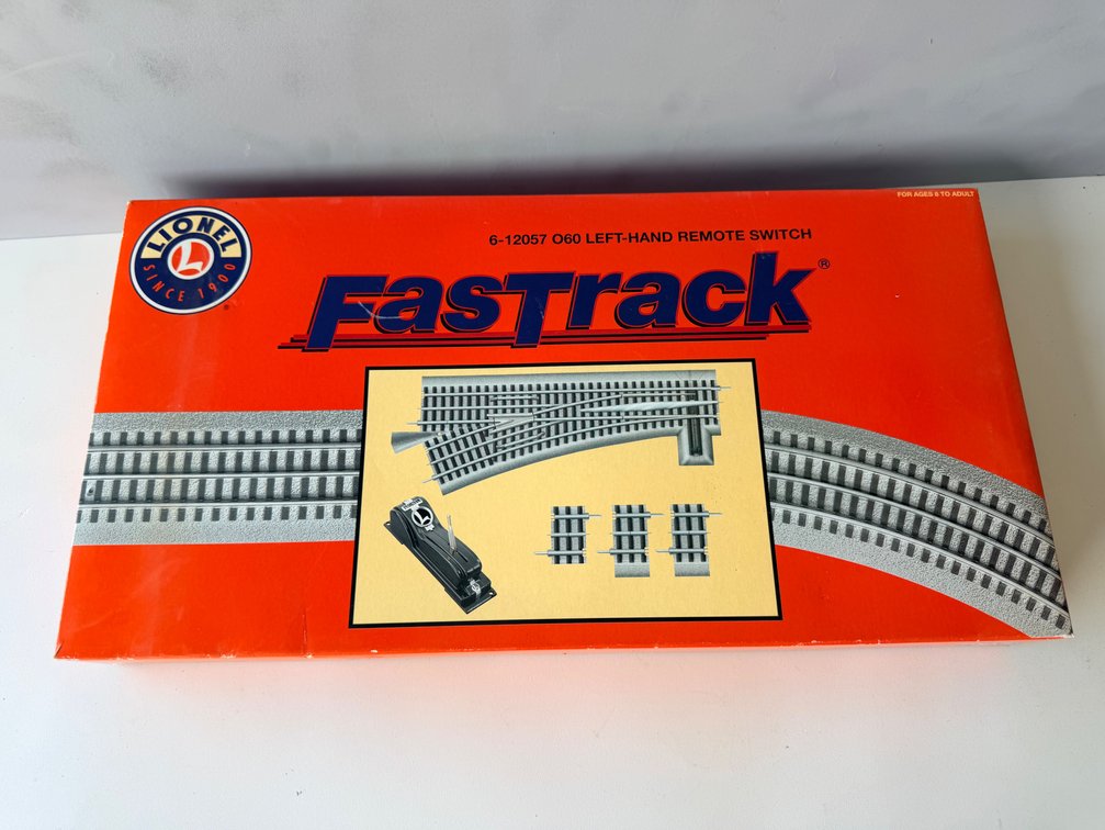 Lionel FasTrack O60 Left-Hand Remote Switch No. 6-12057