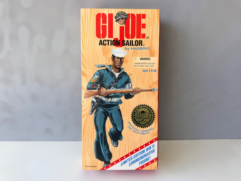 Hasbro G.I. Joe Action Sailor 50th Anniversary WWII Commemorative Figure – Individually Numbered Limited Edition