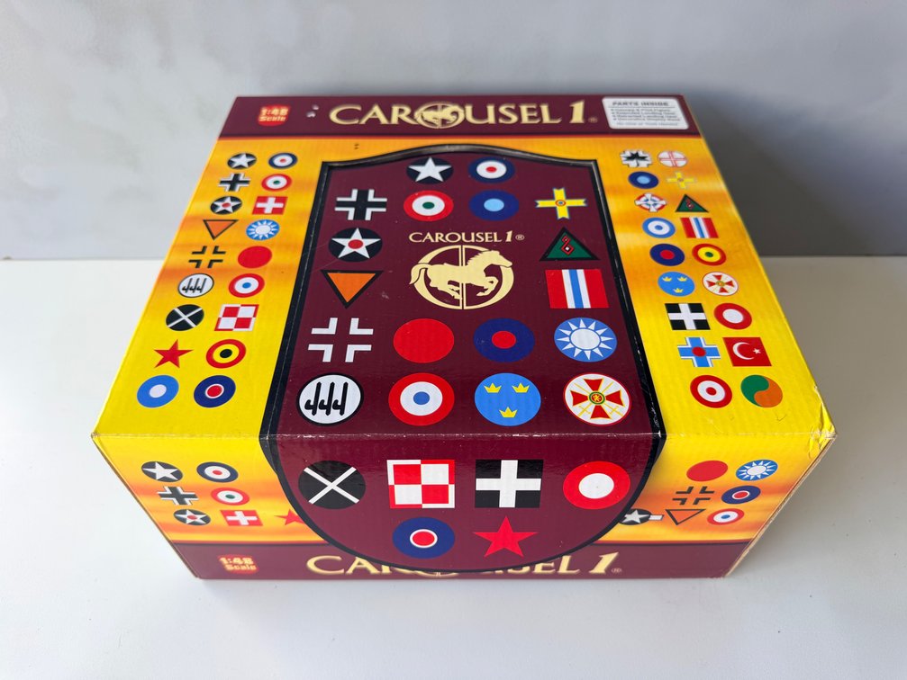Carousel 1 1:48 Scale Military Aircraft Die-Cast Model with Display Case