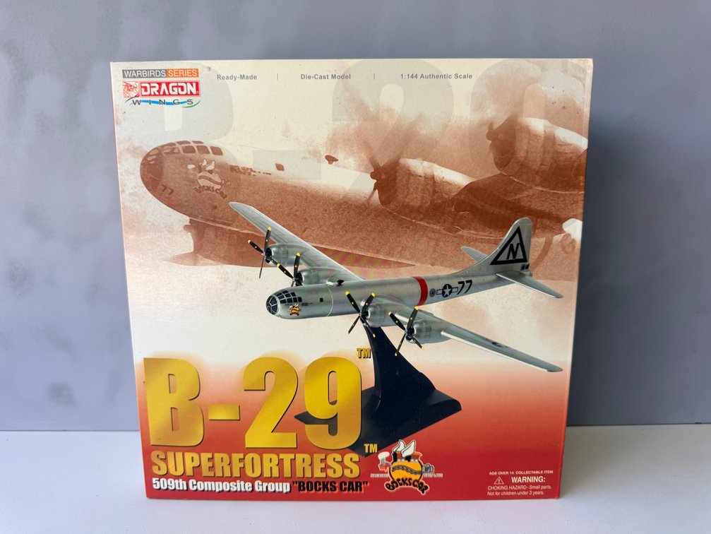 Dragon Wings B-29 Superfortress "Bockscar" 509th Composite Group 1:144 Die-Cast Aircraft Model