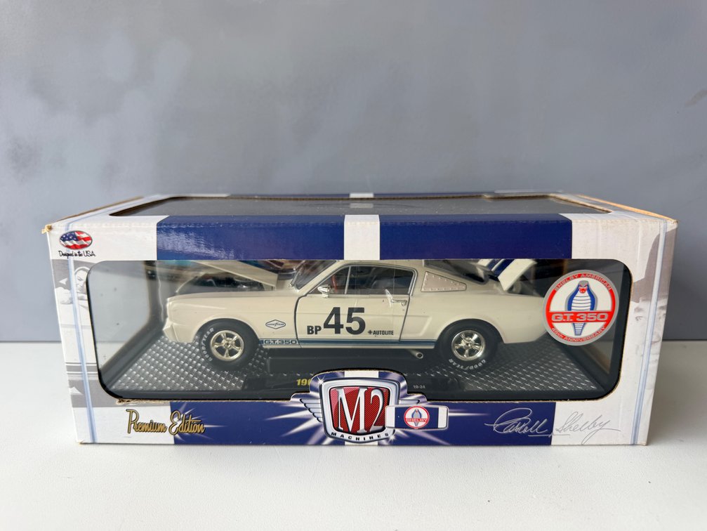 M2 Machines Premium Edition 1965 Shelby GT350 20th Anniversary 1:24 Scale Die-Cast Model