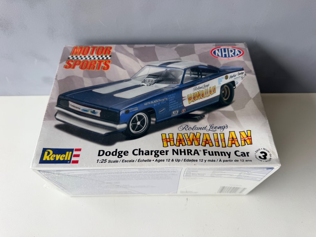 Revell 1:25 Roland Leong's Hawaiian Dodge Charger NHRA Funny Car Model Kit