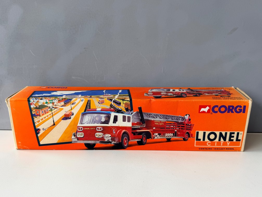 Corgi Lionel City Fire Department Aerial Ladder Fire Truck Die-Cast Model