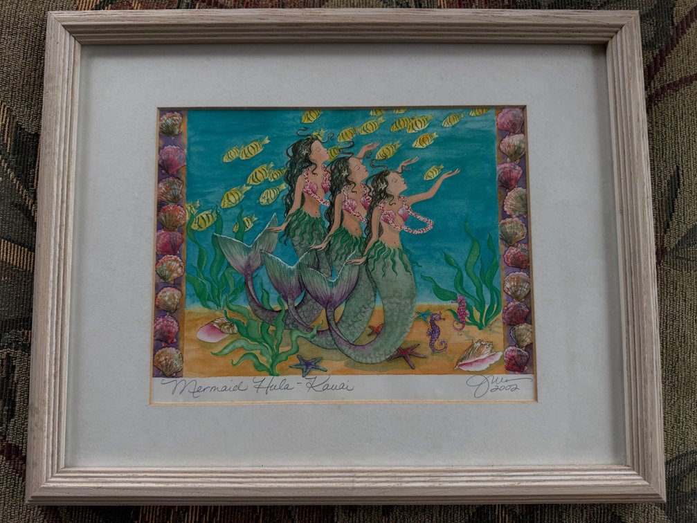 Mermaid Hula Kauai Artwork