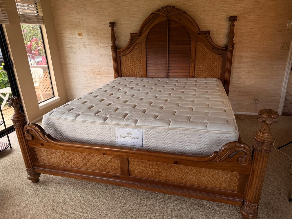 Tropical Style King Bed Set