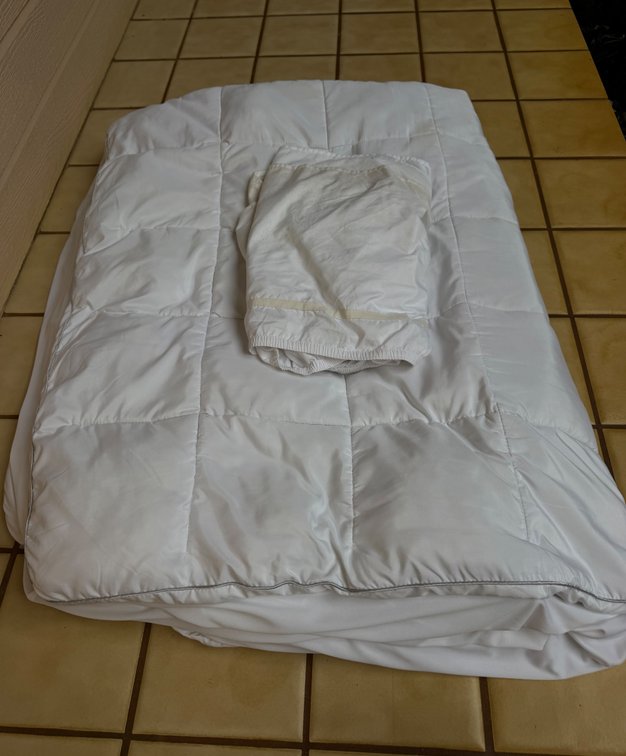 Serta Padded Bed Topper and Bedskirt