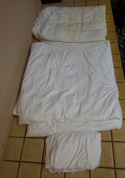 Comforters and Queen Mattress Pad