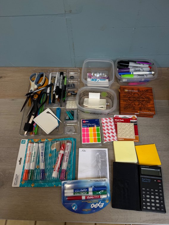 Assorted School and Office Supplies