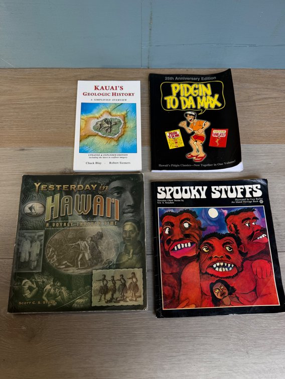 Collection of Hawaii Themed Books