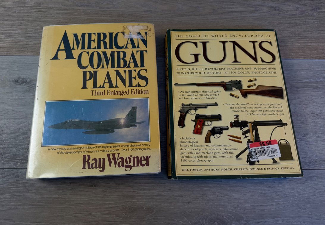 2 Hardcover Books