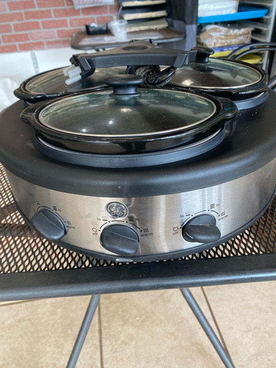 GE Triple Slow Cooker Buffet Server