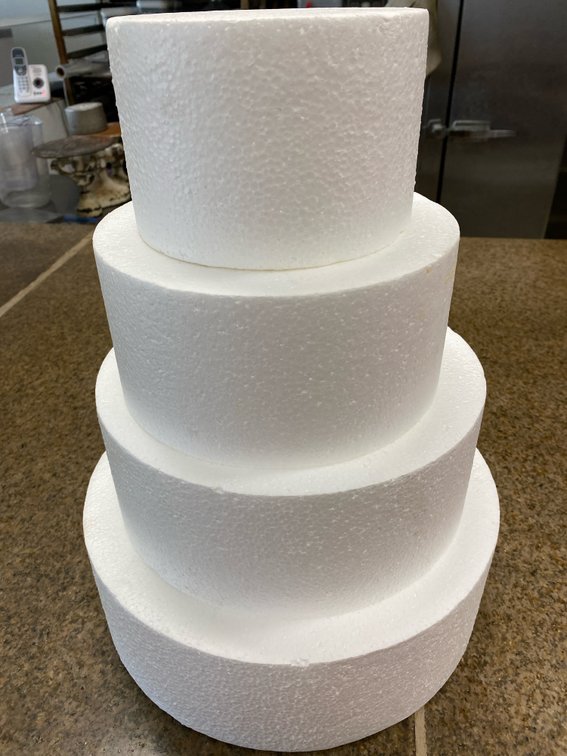 Styrofoam Cake Dummies
