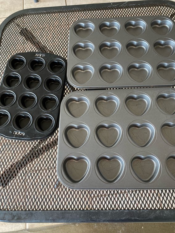 Mini Heart Shaped Baking Pans