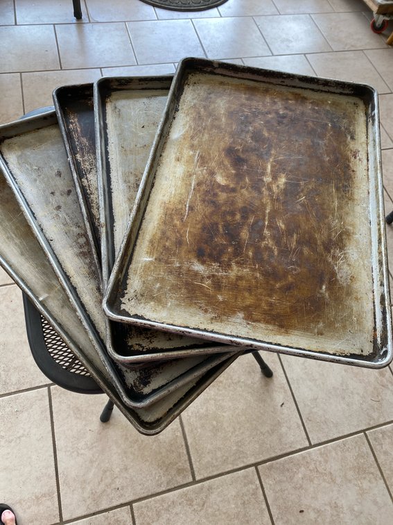 (X's 5) Commercial Baking Full Sheet Pans