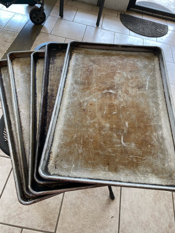 (X's 5) Commercial Baking Full Sheet Pans
