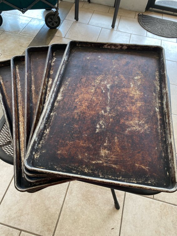 (X's 5) Commercial Baking Full Sheet Pans