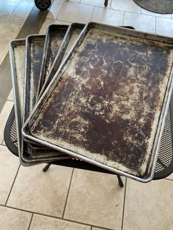 (X's 5) Commercial Baking Full Sheet Pans