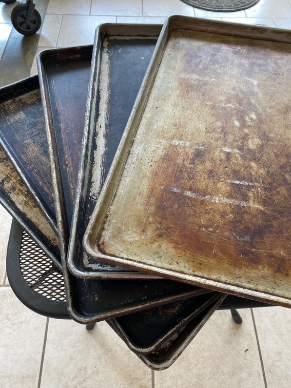 (X's 5) Commercial Baking Full Sheet Pans