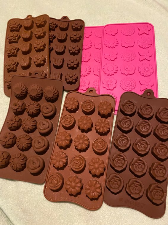 Silicone Flower Chocolate Molds