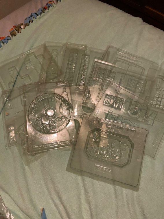 Miscellaneous Large Plastic Candy Molds
