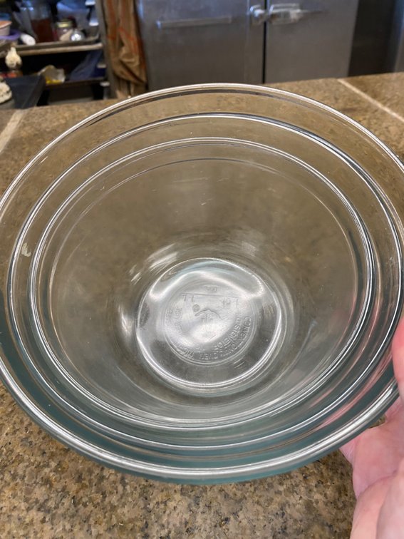 (X's 3) Glass Bowl Set