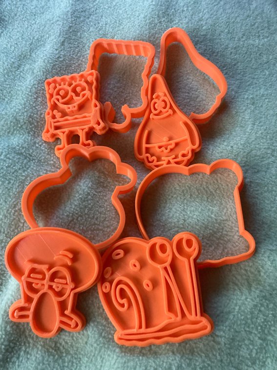 Sponge Bob Cookie Cutter & Stamp