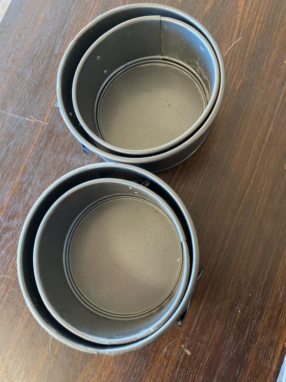 (X's 2) 6"&5" Springform Pan Set