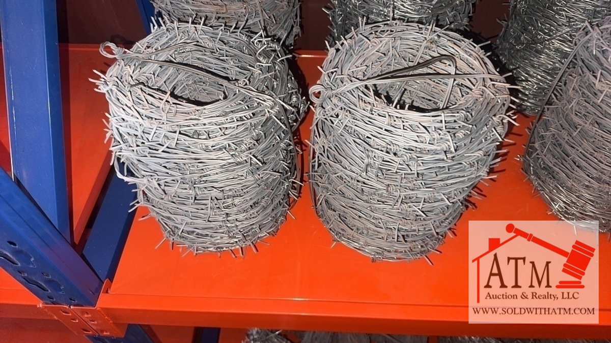 (2) NEW Rolls Barbed Wire