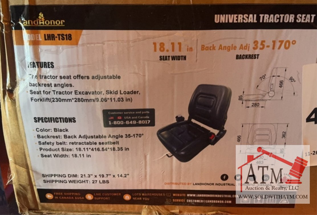 NEW LandHonor Universal Tractor Seat