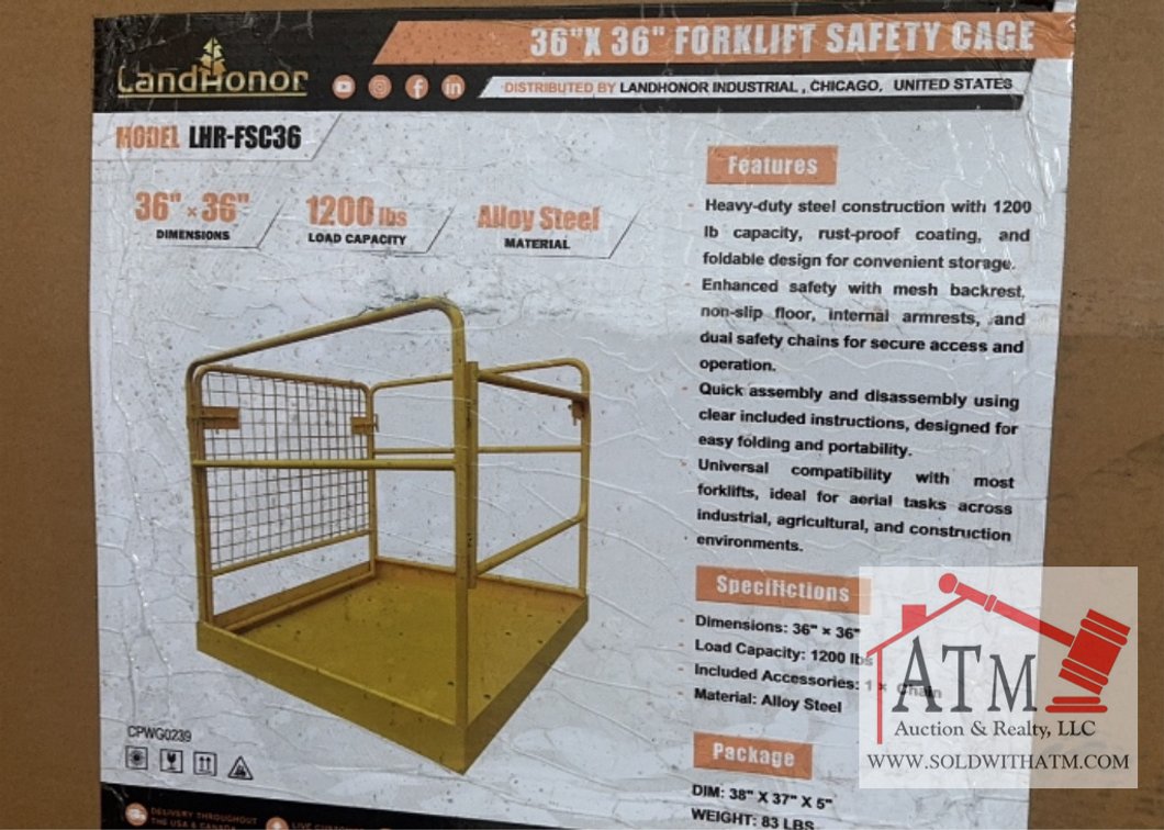 NEW LandHonor Forklift Safety Cage