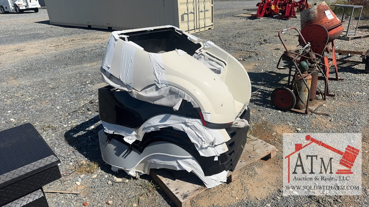 (9) Golf Cart Rear Fiberglass Bodies