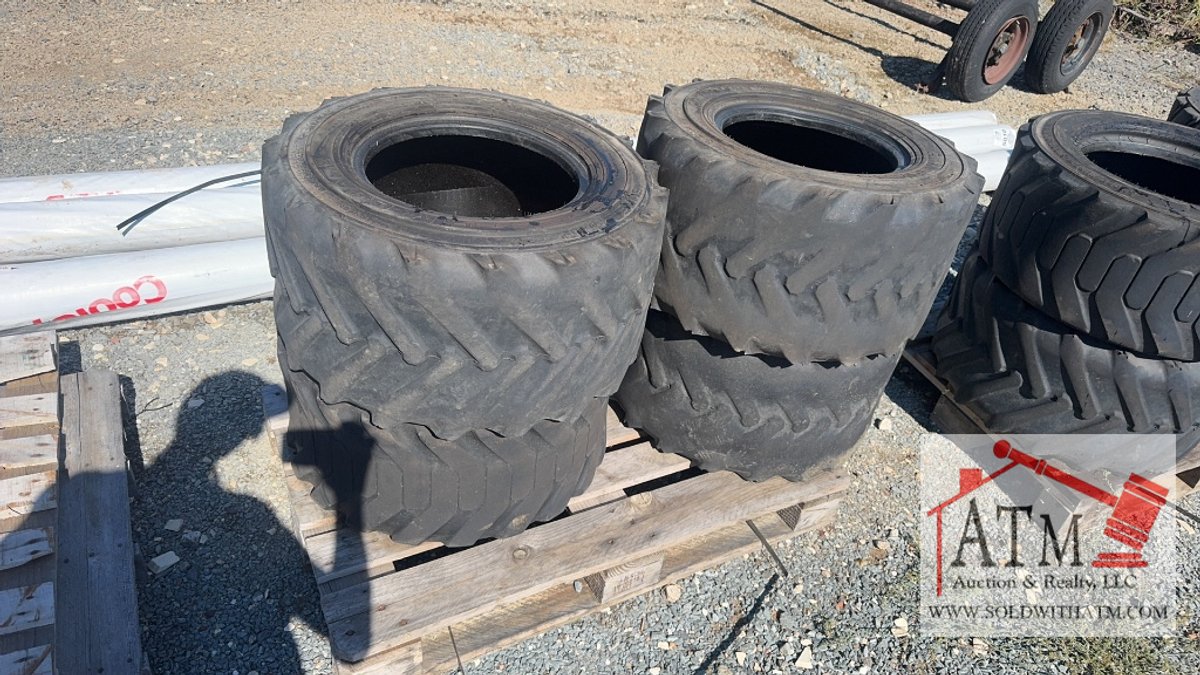 (4) Skidsteer Tires