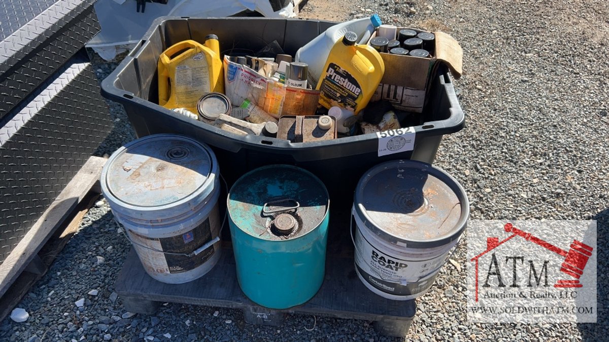 Misc Pallet (Paint, Chemicals, Etc..)