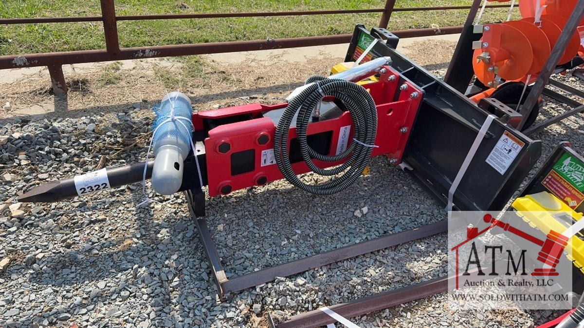 NEW Raytree Hydraulic Hammer - Skidsteer Attach