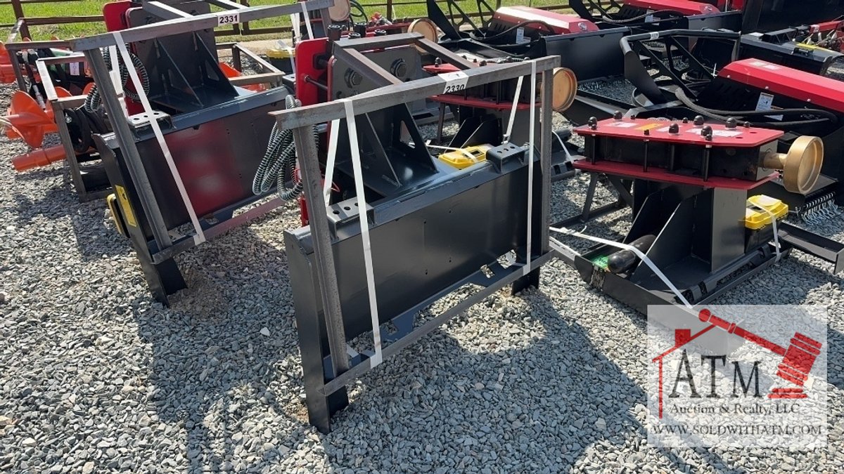 NEW Raytree Post Pounder - Skidsteer Attach
