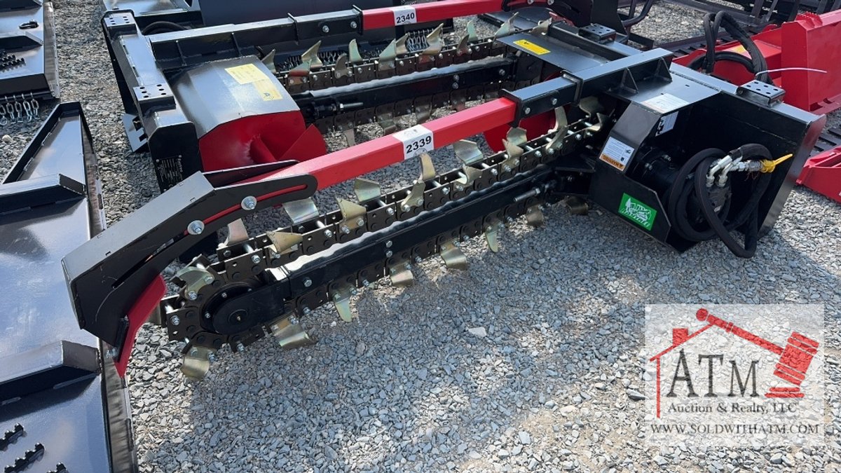 NEW Raytree Trencher - Skidsteer Attachment