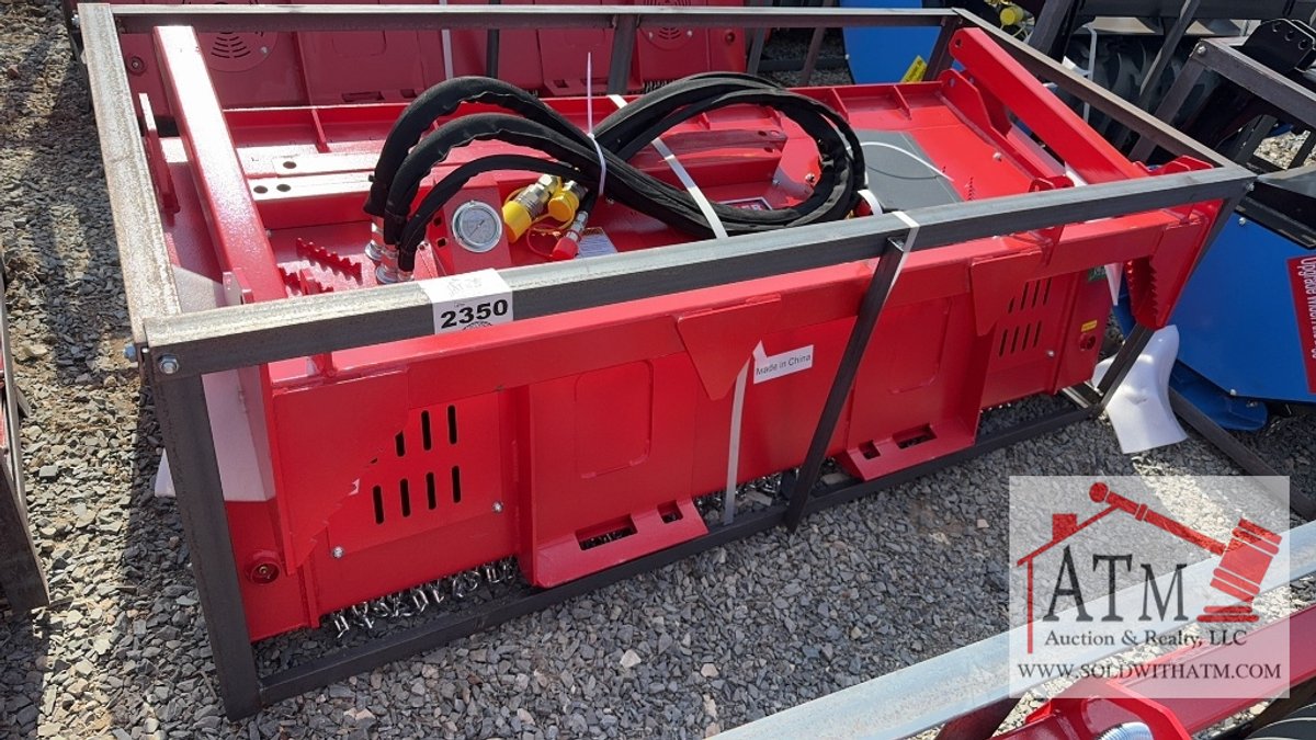 NEW Raytree Drum Mulcher - Skidsteer Attach