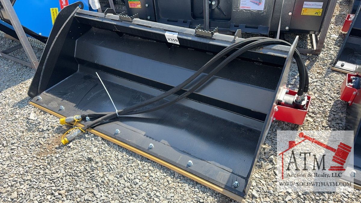 NEW Raytree Power Rake Bucket - Skidsteer Attach