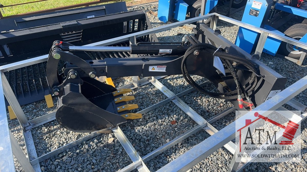 NEW LandHonor Big Arm Backhoe - Skidsteer Attach