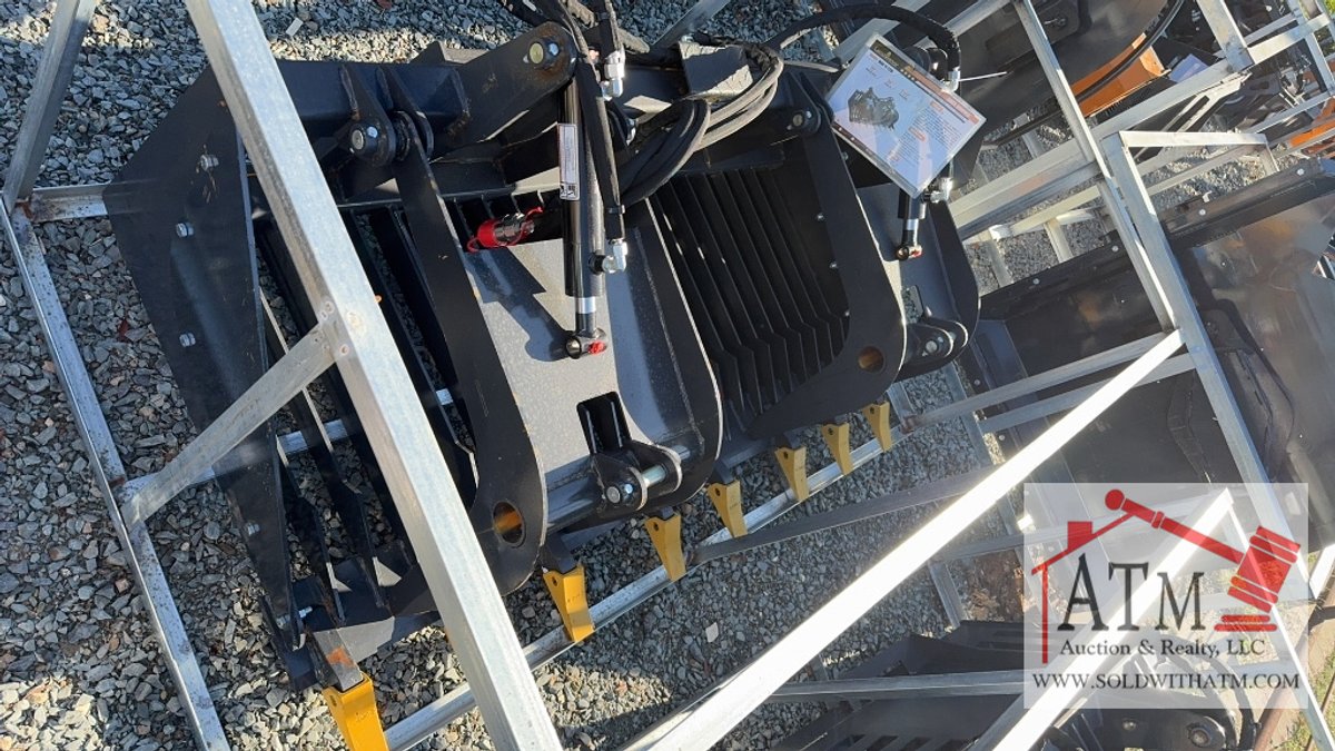 NEW LandHonor 72" Rock Grapple - Skidsteer Attach
