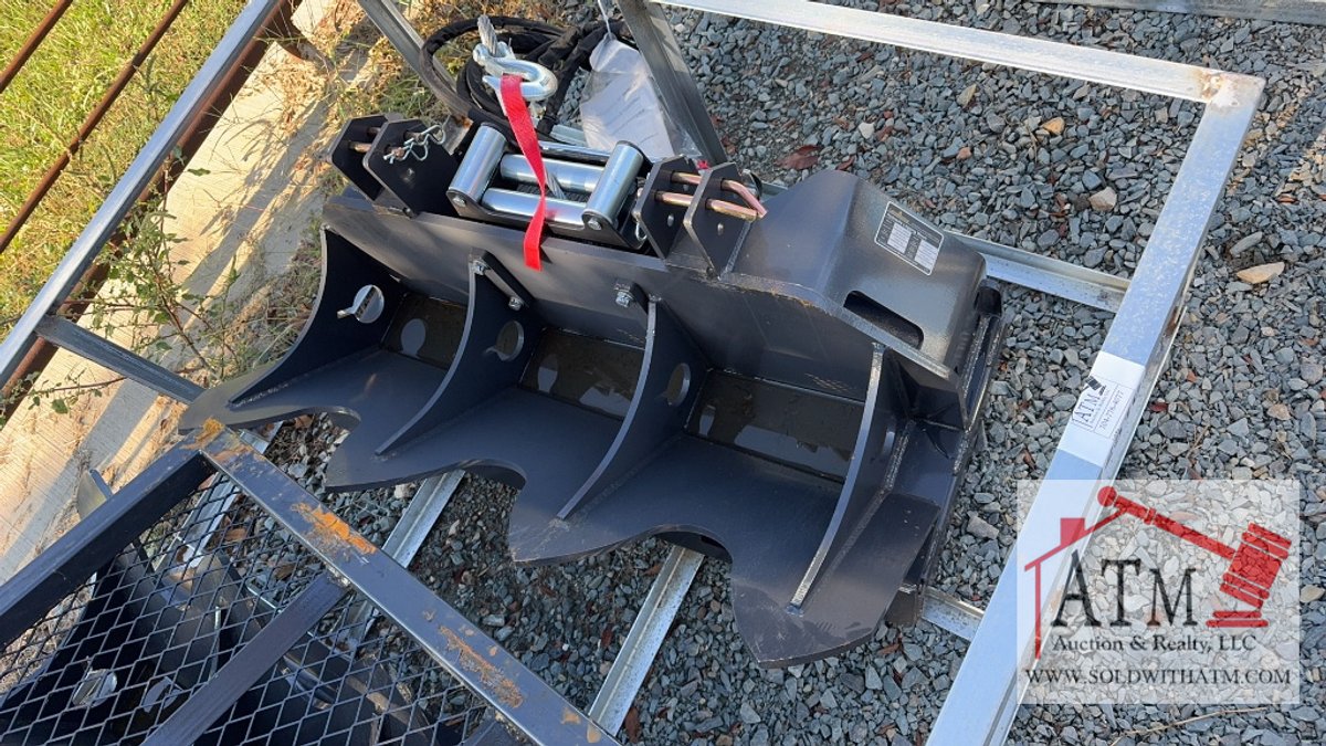 NEW LandHonor Hydraulic Winch - Skidsteer Attach