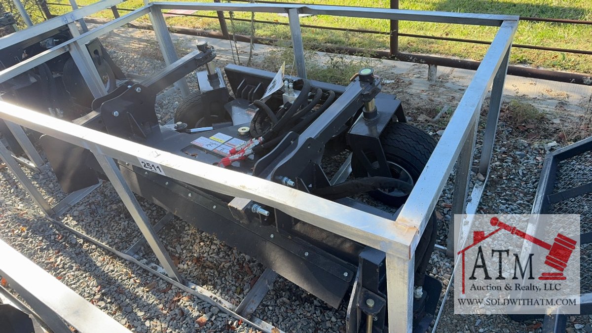 NEW LandHonor Power Rake - Skidsteer Attachment