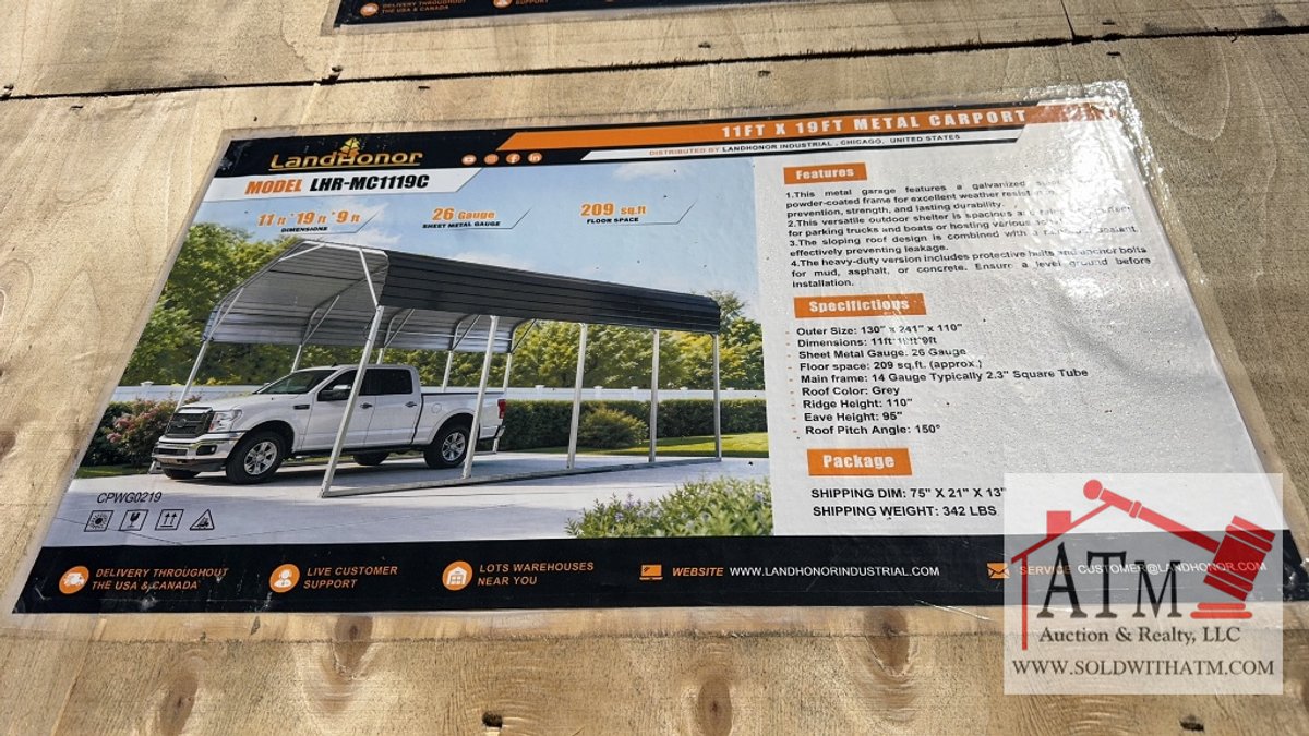 NEW LandHonor 20' x 11' Metal Carport