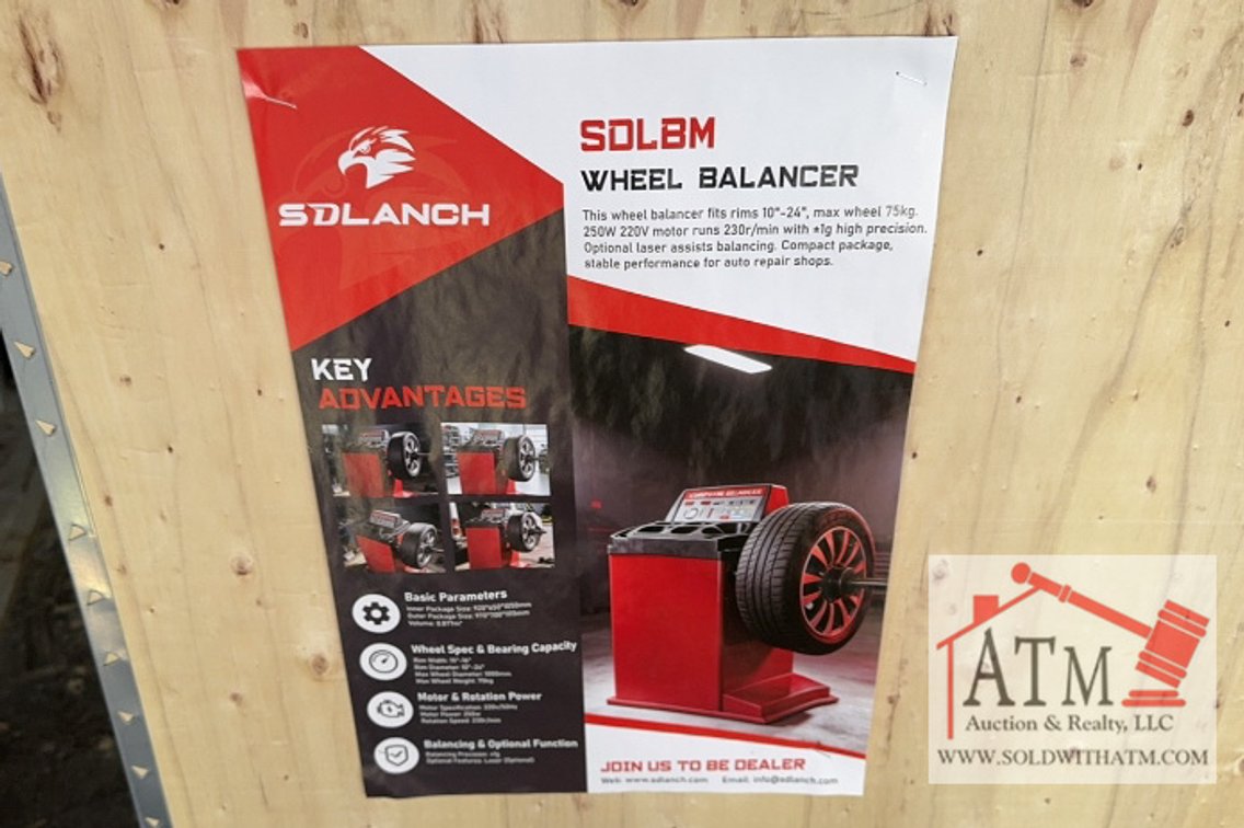 NEW SDLanch Wheel Balancing Machine