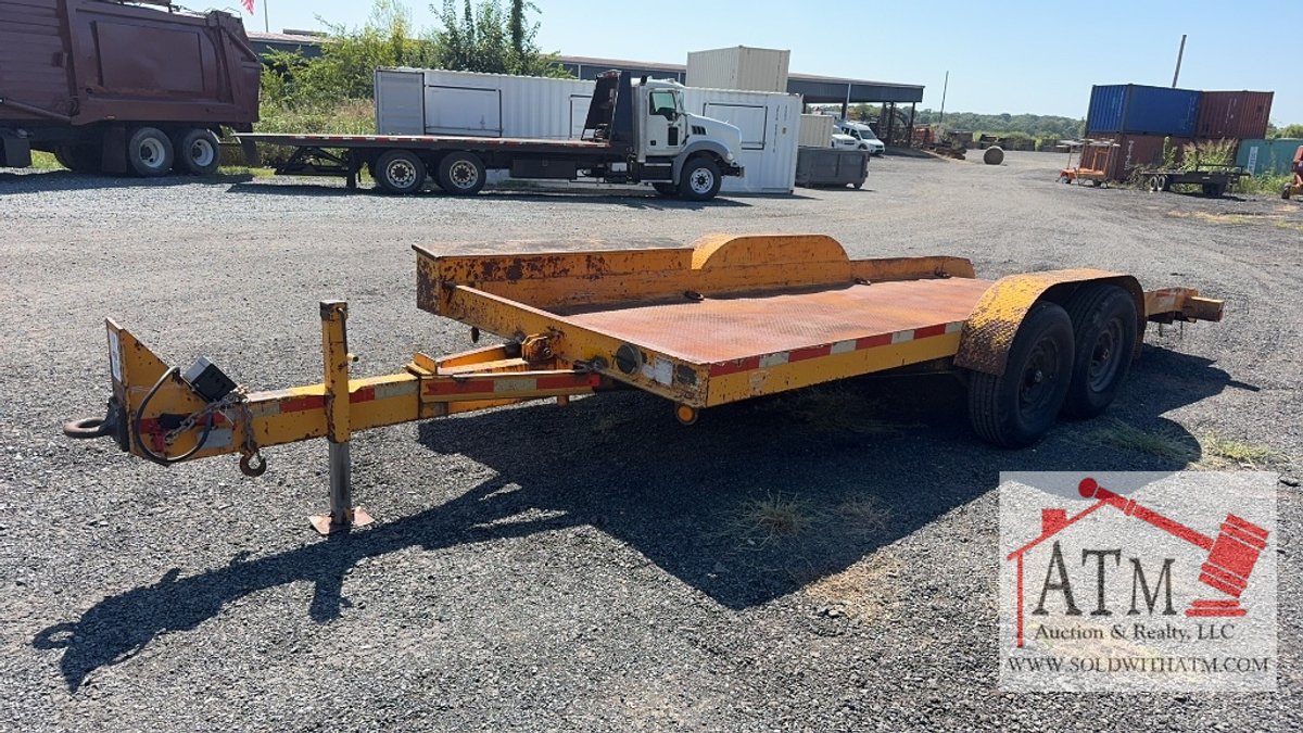 2001 Butler Tilt Deck  6' x 18' Trailer