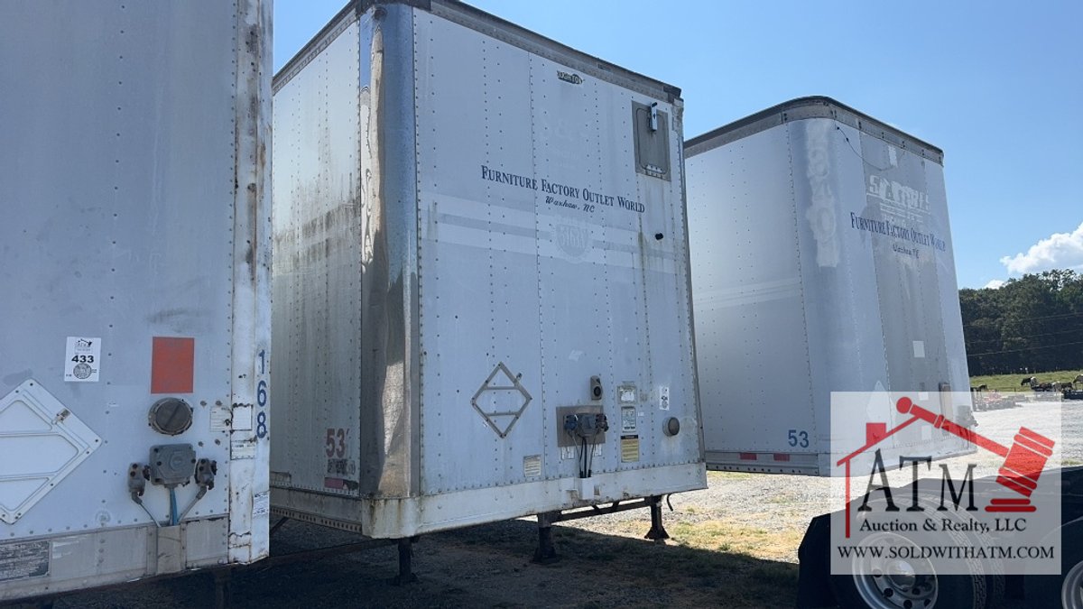 1998 Stoughton 53' Dry Van Trailer
