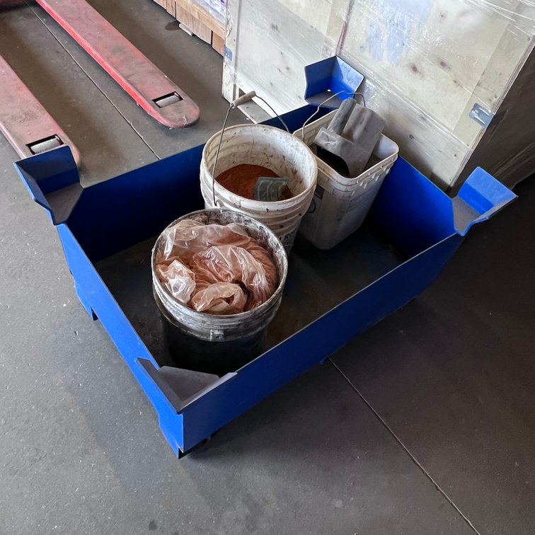 Steel Metal Scrap Bin