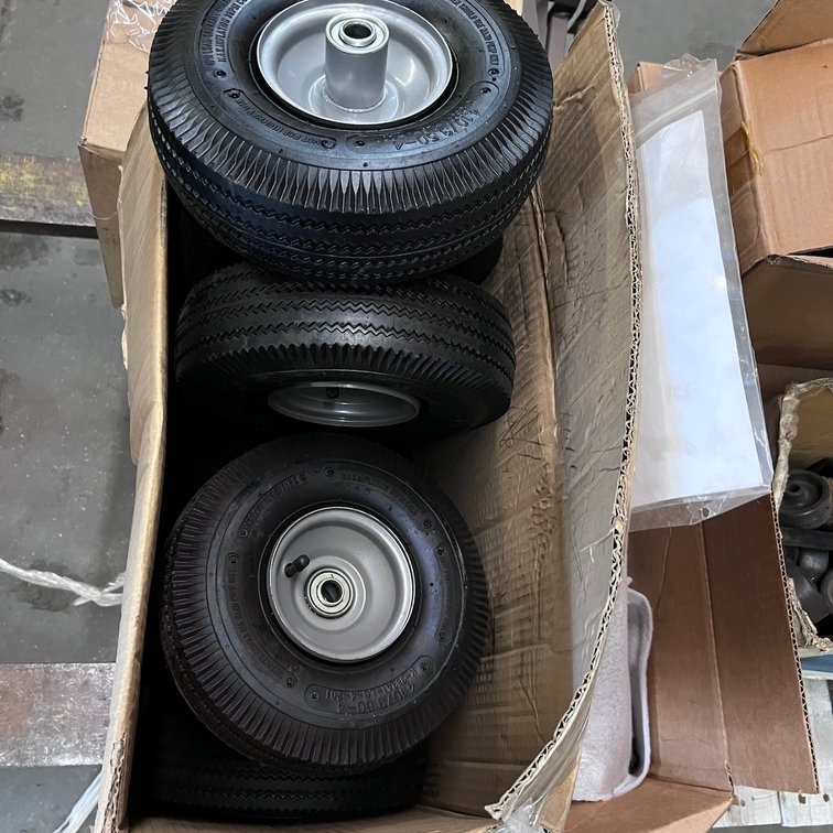Pneumatic Tires, Solid Tires, Dolly Wheels