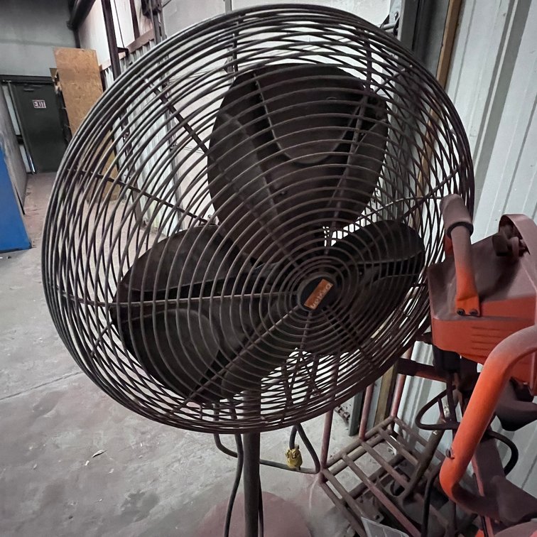 2-Wheel Cart, Shop Light & Shop Fan